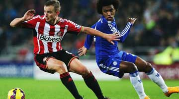 Chelsea empatou fora de casa