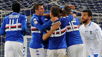 Equipe fechou a quarta fase da competição ao vencer por 2 a 0 o Brescia, em casa