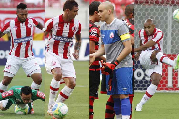 Paulinho, Vinícius, Júlio César e Luiz Alberto são as prioridades de renovação do Náutico para 2015