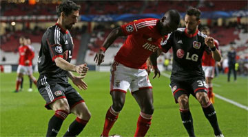 Benfica e Leverkusen apenas empataram