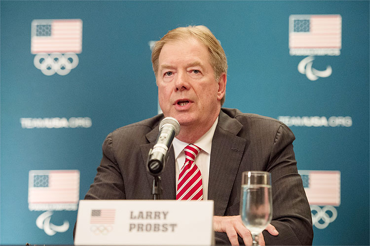 Presidente do Comitê Olímpico dos EUA, Larry Probst, elogiou a candidatura de Boston aos Jogos de 2024