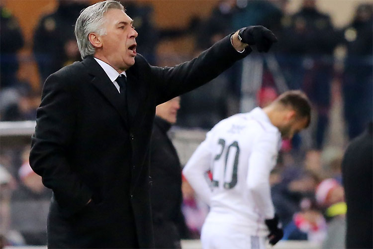 Carlo Ancelotti mantém calma e confia na recuperação do Real Madrid no Campeonato Espanhol