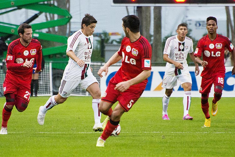 Fluminense foi derrotado pelo Bayer Leverkusen por 3 a 0, na estreia da Copa Flórida, nos Estados Unidos