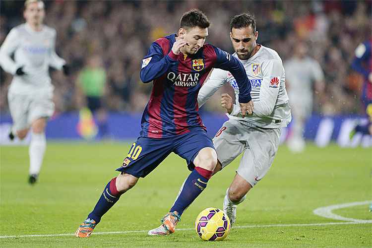 No último encontro entre as duas equipes, o Barcelona derrotou o Atlético de Madrid por 3 a 1
