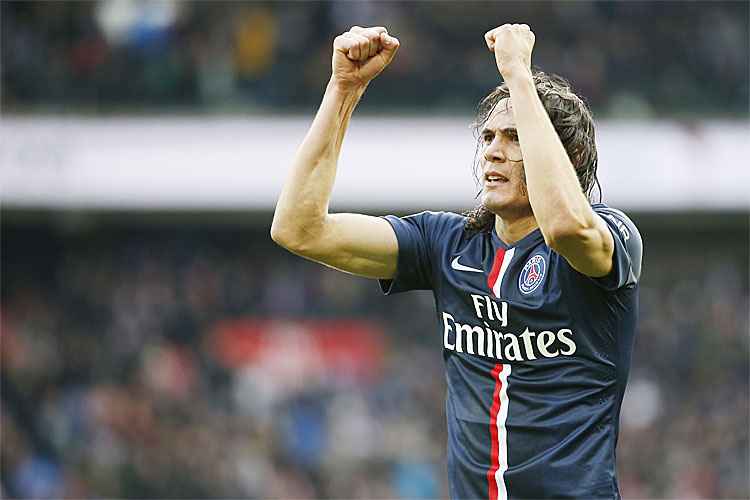 Cavani está confirmado na escalação do PSG diante do Bordeaux, em jogo válido pela Copa da França