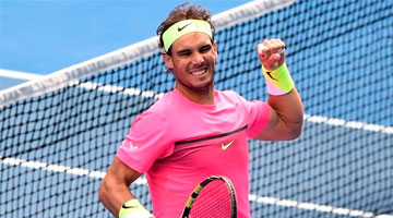 Rafael Nadal conquistou mais uma vitória