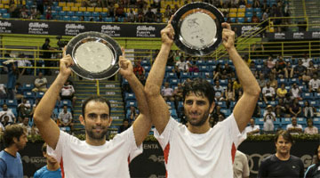 Cabal e Farah, cabeças de chave número 2, tiveram trabalho no caminho até o título