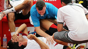 Marcelo Melo sentiu dores lombares em jogo