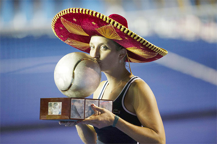Segunda conquista consecutiva de Bacsinszky em Monterrey deu à tenista 266 pontos no ranking da WTA