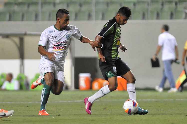 Meia Renato Silva teve boa participação na vitória do América sobre o Mamoré, nessa quarta-feira, por 3 a 0
