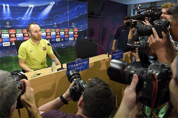 Iniesta ressaltou também a importância de Neymar para a partida desta quarta-feira, pela Liga