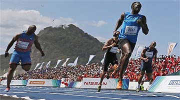 Bolt é bicampeão do evento carioca