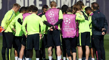 Elenco do Barcelona espera manter a liderança