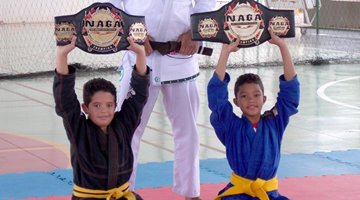Luiz Fernando e Renan Caleb são alunos do Centro Olímpico Parque da Vaquejada