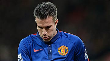 Van Persie não entra em campo desde 21 de fevereiro, quando sofreu uma lesão no tornozelo
