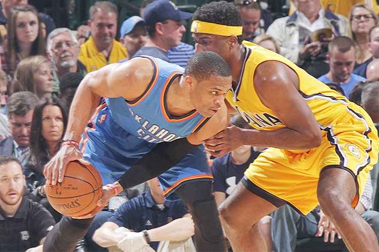Russell Westbrook marcou 54 pontos, pegou nove rebotes e deu oito assistências para o Thunder