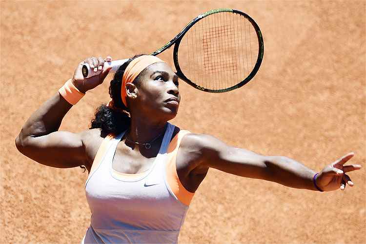 Cabeça de chave número 1, Serena (foto) precisou somente de 1h13min para fazer vencer Navarro