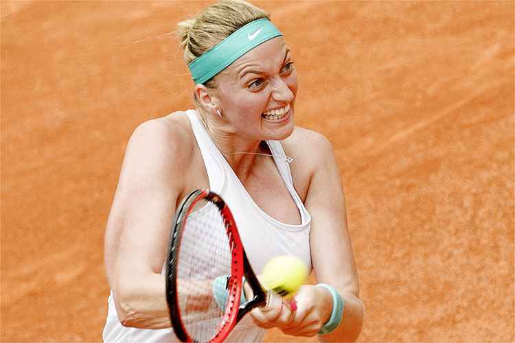 Kvitova entrou em Madri como cabeça de chave e fez campanha segura no torneio disputado na Caja Mágica