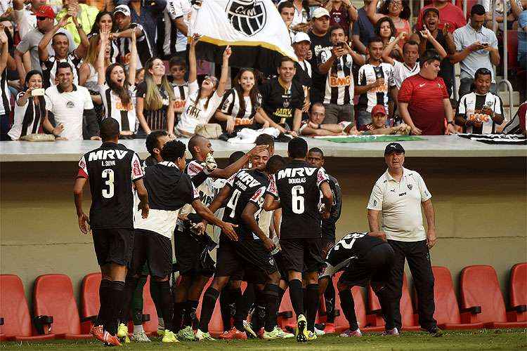 Contra o Fluminense, em Brasília, a primeira goleada do Galo no Campeonato Brasileiro: 4 a 1