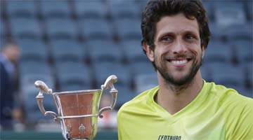Melo conquistou pela 1ª vez o título de Roland