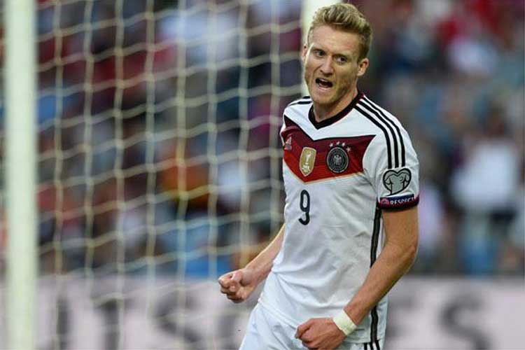 Schurrle abriu o caminho para a goleada dos alemães e ainda marcou outros dois no massacre sobre Gibraltar