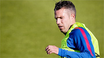 Van Persie se diz bastante tranquilo no United