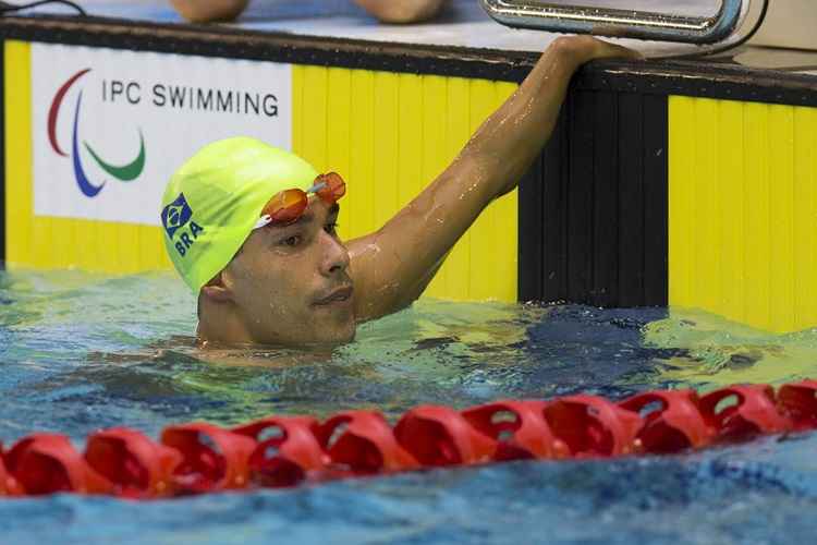 Daniel Dias no Mundial Paralímpico, na Escócia