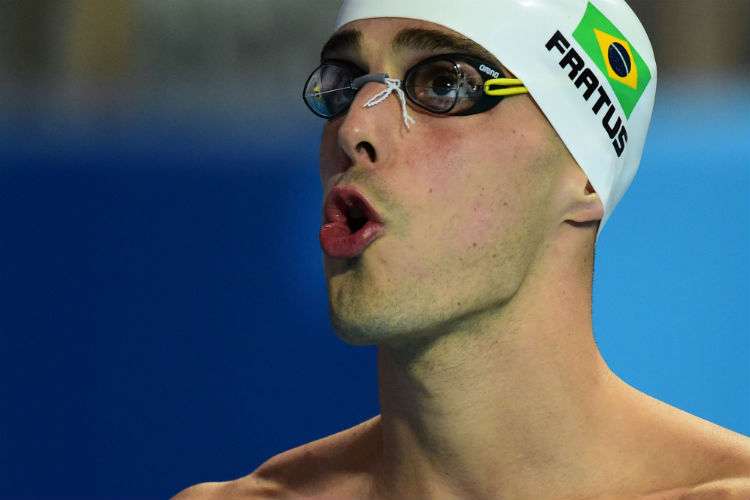 Fratus baixou a casa de 48 segundos na sua parcial lançada, fazendo 47s83, mesmo cansado