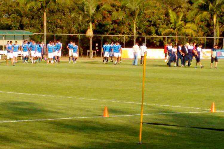 O encontro entre diretoria, jogadores e comissão técnica durou apenas 10 minutos, na Toca da Raposa II