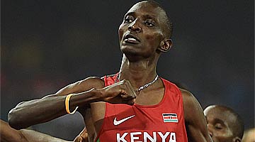 Asbel Kiprop venceu os 1.500m e garantiu primeiro lugar do Quênia no quadro de medalhas