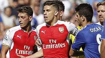 Gabriel Paulista teve expulsão anulada e não desfalcará o Arsenal por três partidas