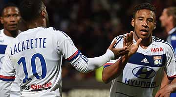 Coretin Tolisso marcou o segundo gol do Lyon na partida, aos 43 minutos do segundo tempo