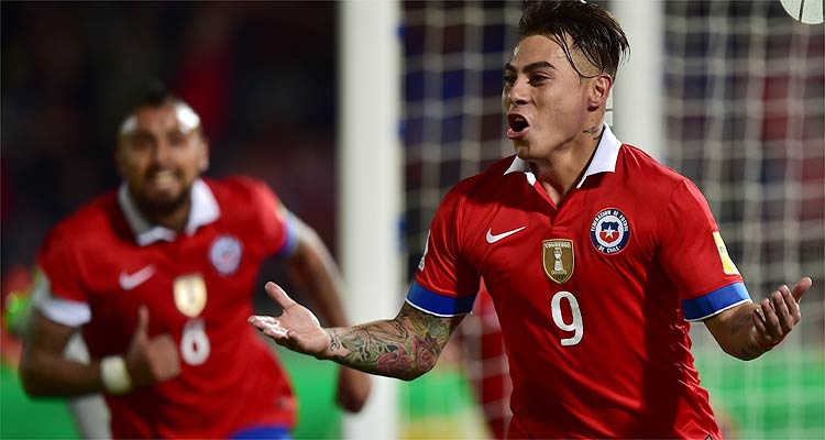 Vargas (foto) abriu o placar contra o Brasil no Estádio Nacional, e Alexis Sánchez decretou a vitória: 2 a 0
