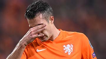 Ídolo holandês, Van Persie marcou contra e decretou a desclassificação na Eurocopa