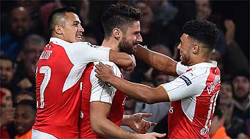 Vitória em Londres recoloca o Arsenal na briga por classificação ao mata-mata da Liga