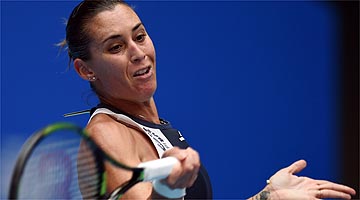 Com combinação de resultados de rivais, Pennetta foi a sétima tenista a ter vaga no Masters