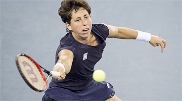 Carla Suárez (foto) era a única tenista que poderia tirar a vaga de Lucie Safarova no WTA Finals