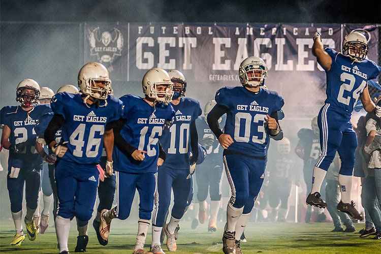 Na primeira partida de sua história, Get Eagles fez grande festa com apoio de cerca de 2.500 torcedores