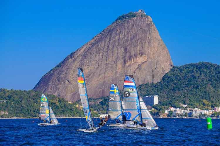 Três das cinco raias da modalidade para a Rio 2016 serão montadas na Baía de Guanabara 