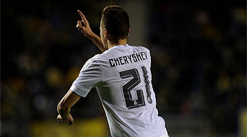 Denis Cheryshev marcou o primeiro gol da partida, mas time pode ser eliminado