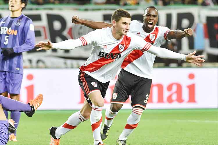 River foi pressionado pelos japoneses em certo momento do primeiro tempo, mas confirmou o favoritismo