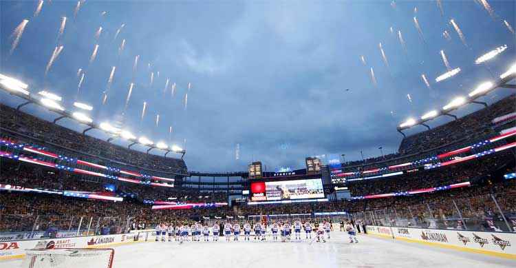 Partida foi disputada no Estádio do New England Patriots, atual campeão de futebol americano dos Estados Unidos