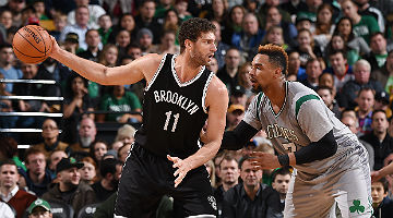 Brook Lopez comandou vitória do Brooklyn Nets sobre o Boston Celtics em jogo emocionante