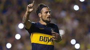 Pablo Osvaldo foi emprestado pelo Southampton ao Boca no primeiro semestre do ano passado