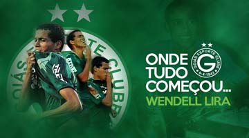 Atacante Wendell Lira iniciou a carreira nas categorias de base do Goiás e agora volta ao clube