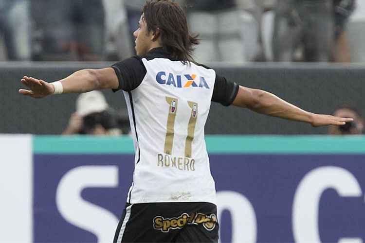 Ángel Romero marcou o gol da vitória do Corinthians sobre o XV de Piracicaba, no Estádio Itaquerão