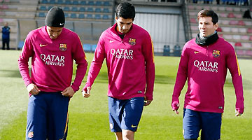 Com a volta de Messi, Barcelona reeditará o trio