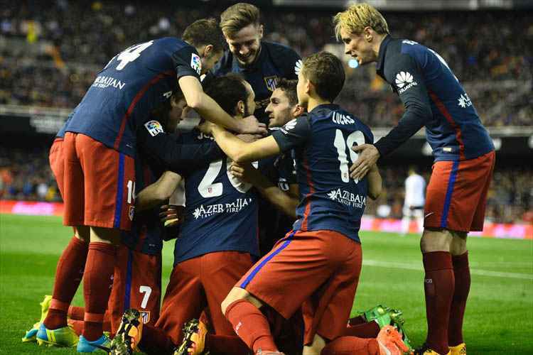 Atlético Madrid manteve viva a esperança de ser campeão espanhol