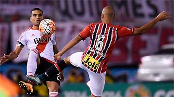 River Plate aproveitou falha do goleiro Denis e empatou jogo contra o São Paulo