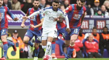 O argelino Mahrez teve uma grande atuação pelo Leicester